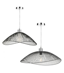 Corp de iluminat suspendat Onza Wire Easy Fit Pendant Shades Black (Twin Pack)