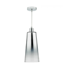 Corp de iluminat suspendat Smokey Easy Fit Pendant Graduated Chromed Glass