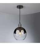 Corp de iluminat suspendat Rue Easy Fit Pendant Glass Bronze and Clear