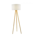 Lampadar de podeaIvor Tripod Floor Lamp Light Oak Base Only