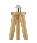 Lampadar de podeaIvor Tripod Floor Lamp Light Oak Base Only