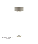 Lampadar de podeaLaura Ashley Sorrento 3lt floor Lamp Polished Nickel With Charcoal Shade