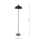 Lampadar de podeaGaucho 2 Light Floor Lamp Black