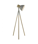 Lampadar de podeaAdna Floor Lamp Grey & Natural Wood