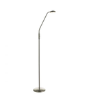 Lampadar de podeaAria Task Floor Lamp Satin Chrome LED