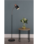 Lampadar de podeaBond Task Floor Lamp Black Copper