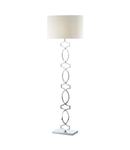 Lampadar de podeaDonovan Floor Lamp Polished Chrome complete with Shade