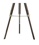 Lampadar de podeaEasel Tripod Floor Lamp Dark Wood Antique Brass Base Only