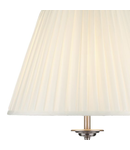 Lampadar de podeaSiam Floor Lamp Satin Chrome With Shade (Multipack)