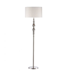 Lampadar de podeaMadrid Floor Lamp Satin Chrome With Shade