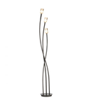 Lampadar de podeaMorgan 3 Light Floor Lamp Black Chrome