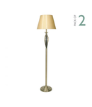 Lampadar de podeaBybliss Floor Lamp Antique Brass With Shade (Multipack)