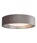 Lampa tavan Nysa 3 Light Flush Velvet Mink Shade 60cm