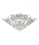 Lampa tavan Nimbus 5 Light Flush Polished Chrome Crystal