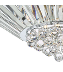 Lampa tavan Nimbus 5 Light Flush Polished Chrome Crystal