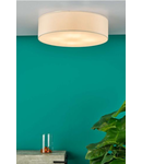 Lampa tavan Cierro 4 Light Flush Taupe With Diffuser 60cm