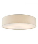 Lampa tavan Cierro 6 Light Flush Taupe With Diffuser 80cm