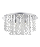 Lampa tavan Sestina 5 Light G9 Flush Decorative Rods and Crystal Beads