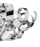 Lampa tavan Rawley 5 Light Flush Polished Chrome 60cm