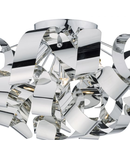 Lampa tavan Rawley 5 Light Flush Polished Chrome 60cm