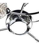 Lampa tavan Zelda 3 Light Flush Polished Chrome