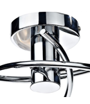 Lampa tavan Seattle 3 Light Semi Flush Polished Chrome