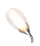 Lampa tavan Tugel 3 Light Flush G9 (Satin Chrome complete with Double Envelope Glass