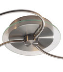 Lampa tavan Tugel 3 Light Flush G9 (Satin Chrome complete with Double Envelope Glass