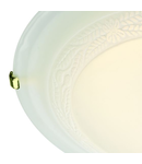 Lampa tavan Damask 30CM Diam Flush(Glass White)