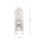 Sursa de iluminat (Pack of 3) Halogen G9 Light Bulb (Lamp) 20W 235LM