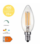Sursa de iluminat (Pack of 5) LED Candle Light Bulb (Lamp) SES/E14 4W 400LM