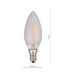 Sursa de iluminat (Pack of 5) LED Candle Light Bulb (Lamp) SES/E14 4W 450LM