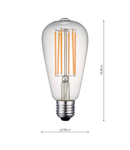 Sursa de iluminat (Pack of 5) LED Rustika Light Bulb (Lamp) ES/E27 7W 750LM