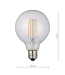 Sursa de iluminat (Pack of 5) LED Medium Globe Light Bulb (Lamp) ES/E27 6W 700LM