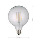 Sursa de iluminat (Pack of 5) LED Large Globe Light Bulb (Lamp) ES/E27 6W 700LM