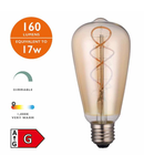 Sursa de iluminat (Pack of 5) LED Rustika Light Bulb (Lamp) ES/E27 4W 160LM