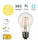 Sursa de iluminat (Pack of 5) Smart/WiFi LED Light Bulb (Lamp) ES/E27 7W 806LM