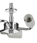 Lampa suspendata 3 Light Semi Flush Suspension Polished Chrome