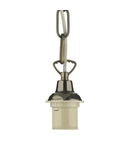 Lampa suspendata 1 Light Antique Brass E27 Suspension With Chain