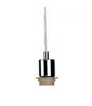 Lampa suspendata 3 Light Polished Chrome E27 Suspension With Clear Cable