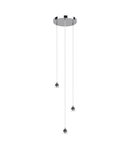 Lampa suspendata 3 Light Cluster Modular Suspension Polished Chrome LED