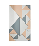 Oglinda Ephesus Rectangle Mirror Smoked & Rose Gold 120cm x 80cm