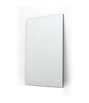 Oglinda Lezane Rectangle Bevelled Mirror With Hexagonal Detail