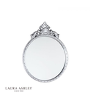 Oglinda Laura Ashley Overton Ornate Round Mirror Silver Frame 73 x 58cm