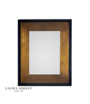 Oglinda Laura Ashley Cara Large Rectangle Mottled Bronze Mirror 114 x 94cm