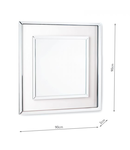 Oglinda Laura Ashley Evie Square Mirror Clear Frame 90 x 90cm