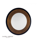 Oglinda Laura Ashley Cara Large Round Mottled Bronze Mirror 110cm