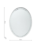 Oglinda Laura Ashley Marcella Oval Mirror 80 x 53cm