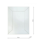 Oglinda Laura Ashley Gatsby Large Rectangle Mirror 120 x 90cm