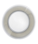 Oglinda Neuss Round Mirror With Black/Gold Foil Detail 80CM